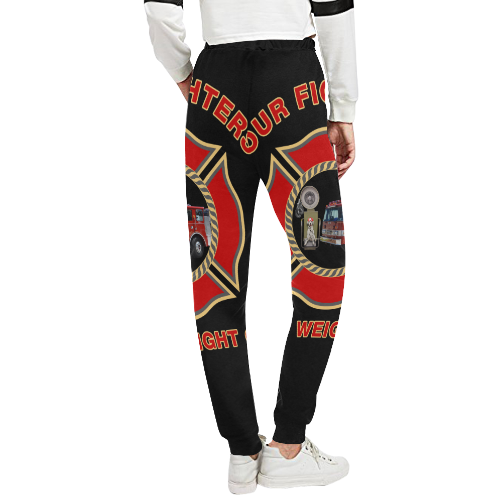 Weighting For A Fire Unisex All Over Print Sweatpants (Model L11)