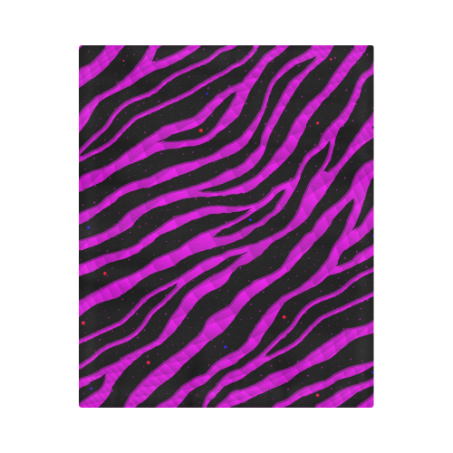 Ripped SpaceTime Stripes - Pink Duvet Cover 86"x70" ( All-over-print)
