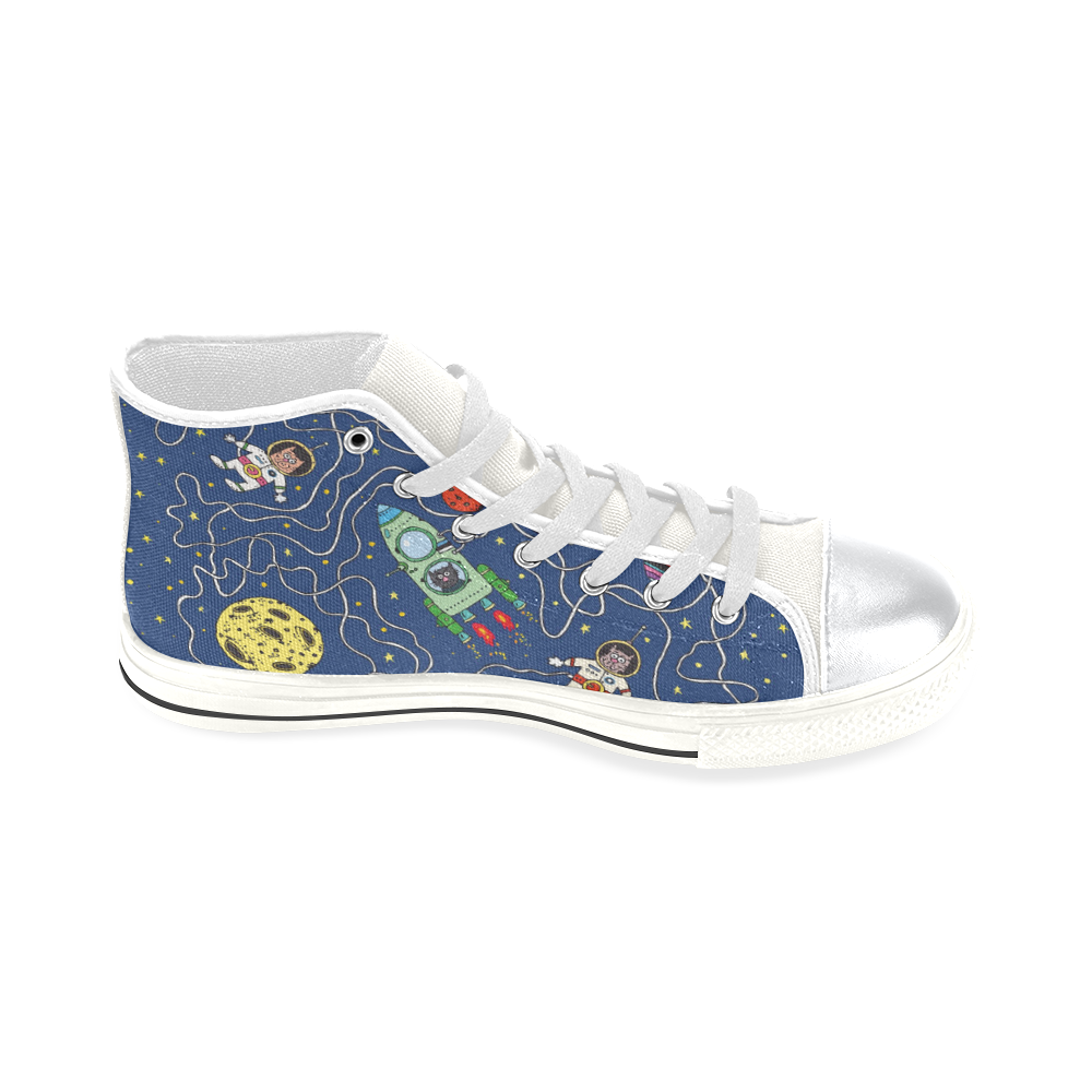13kd High Top Canvas Shoes for Kid (Model 017)