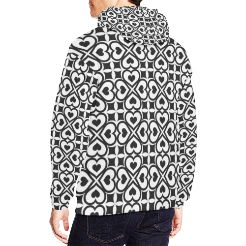 30sw All Over Print Hoodie for Men (USA Size) (Model H13)