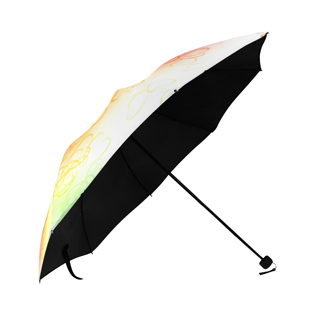 Rainbow Heart Anti-UV Foldable Umbrella (U08)