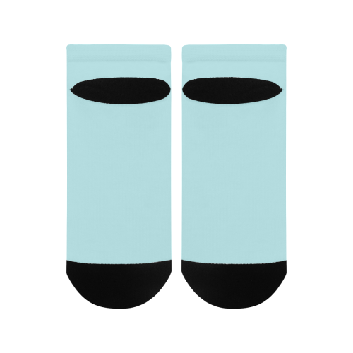 color powder blue Men's Ankle Socks
