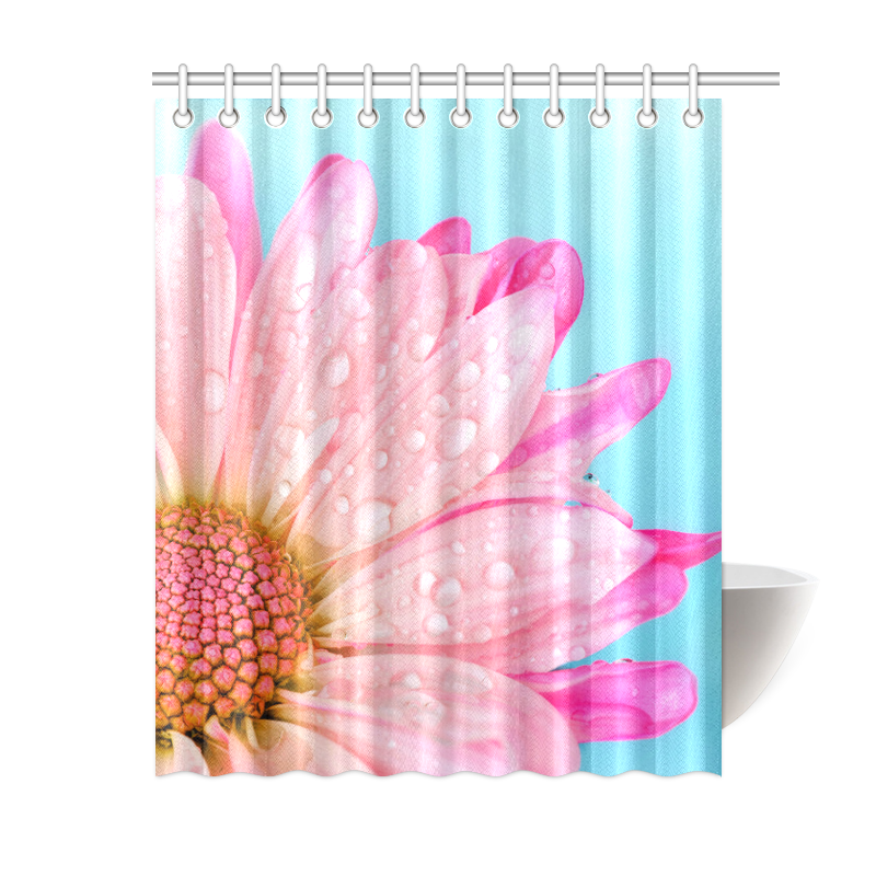 Flower Shower Curtain 60"x72"