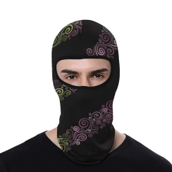 Psychedelic 3D Rainbow Ornaments All Over Print Balaclava
