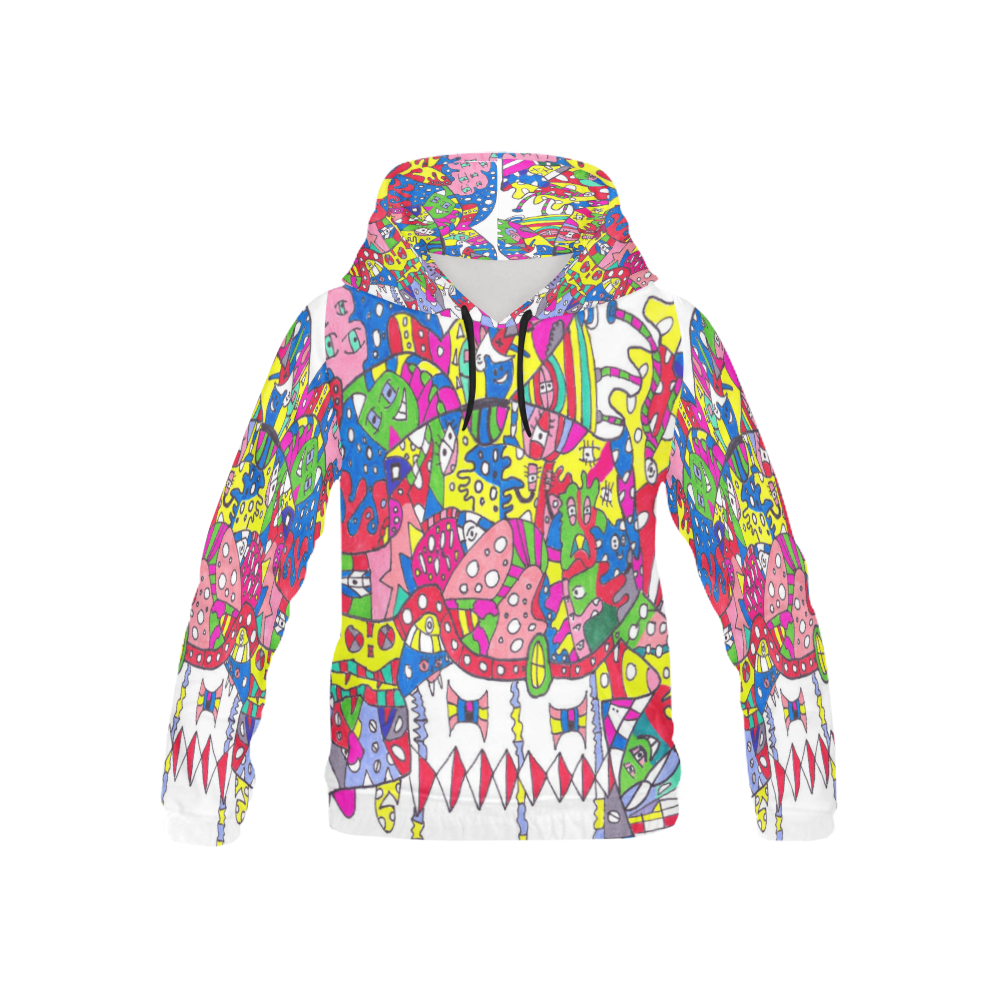 Trippy Trevor (Hand-drawn Trip)by trevor4ever All Over Print Hoodie for Kid (USA Size) (Model H13)