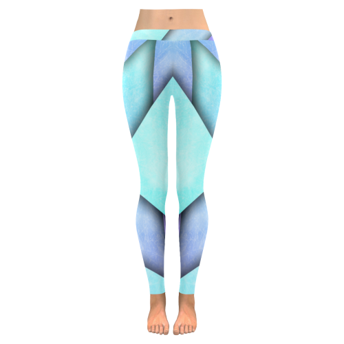 inspired Women's Low Rise Leggings (Invisible Stitch) (Model L05)