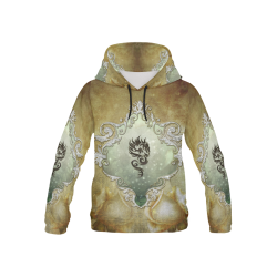Awesome tribal dragon All Over Print Hoodie for Kid (USA Size) (Model H13)