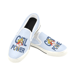 Girl Power (She-Ra) Women's Unusual Slip-on Canvas Shoes (Model 019)