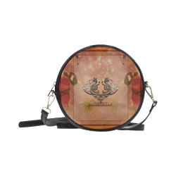 Wonderful fantasy dragon Round Sling Bag (Model 1647)