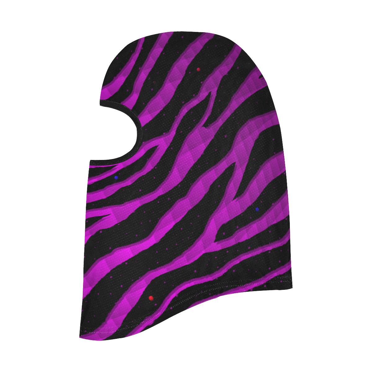 Ripped SpaceTime Stripes - Purple/Pink All Over Print Balaclava