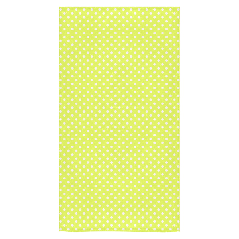 Yellow polka dots Bath Towel 30"x56"