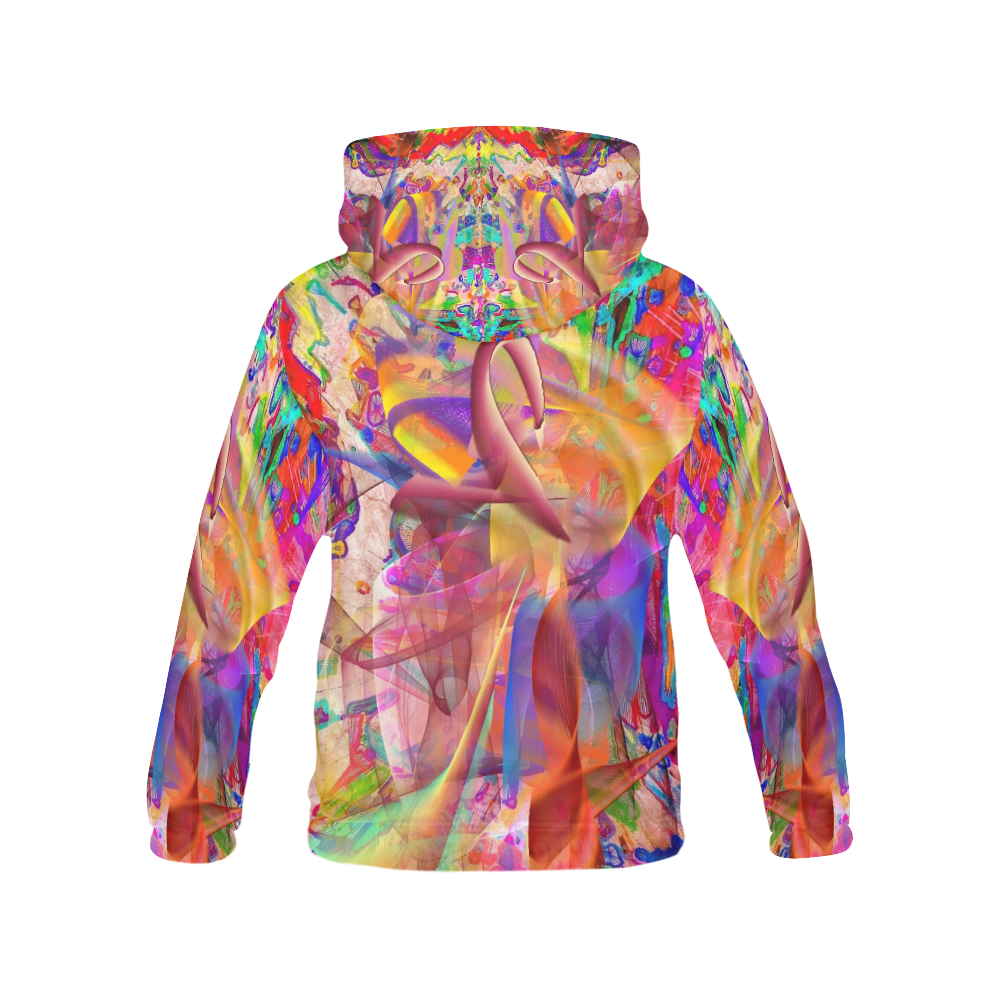 Batic by Nico Bielow All Over Print Hoodie for Men/Large Size (USA Size) (Model H13)