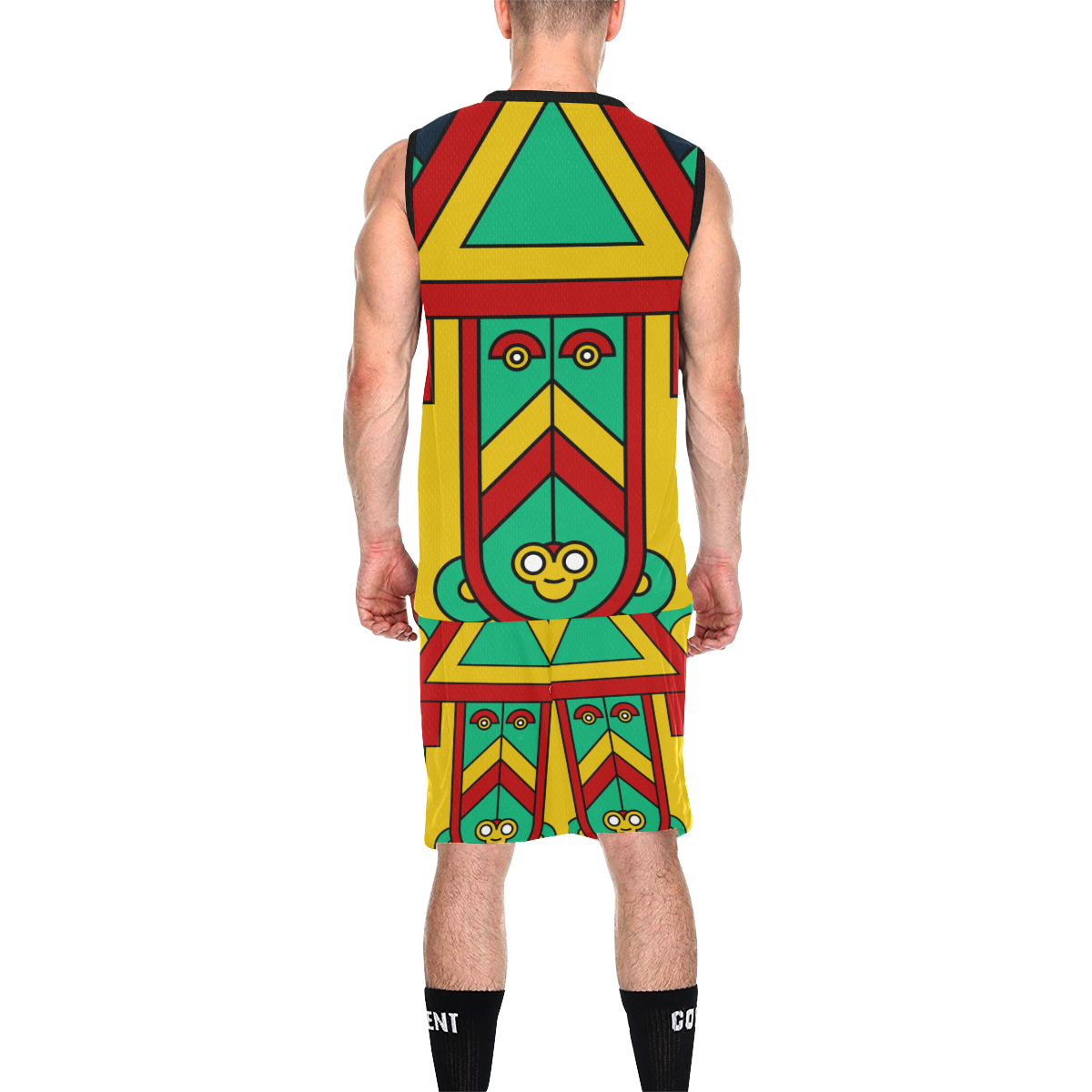 Aztec Spiritual Tribal All Over Print Basketball Uniform