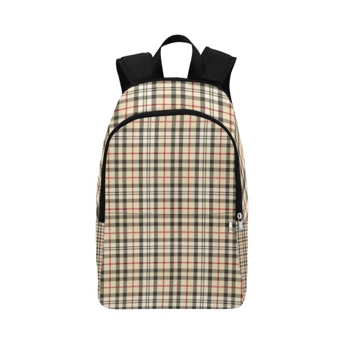 STRIPES LIGHT BROWN Fabric Backpack for Adult (Model 1659)