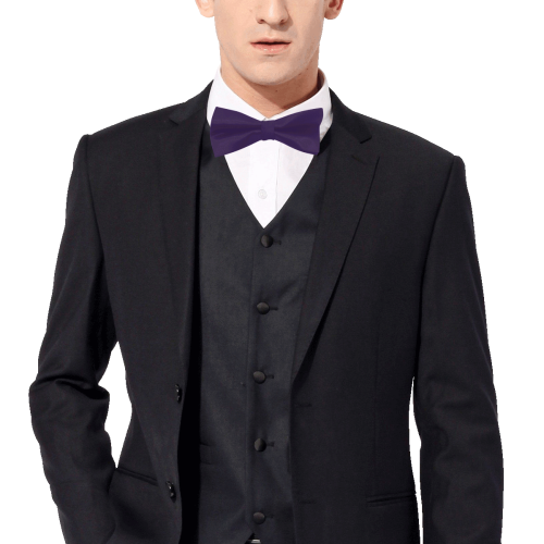 color Russian violet Custom Bow Tie