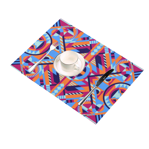 Modern Geometric Pattern Placemat 14’’ x 19’’ (Set of 4)