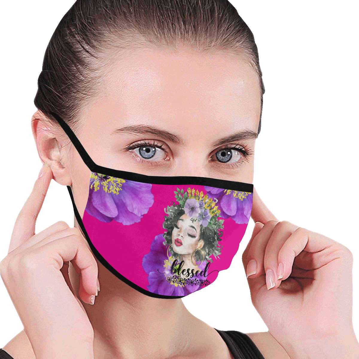 Fairlings Delight's The Word Collection- Blessed 53086a12 Mouth Mask