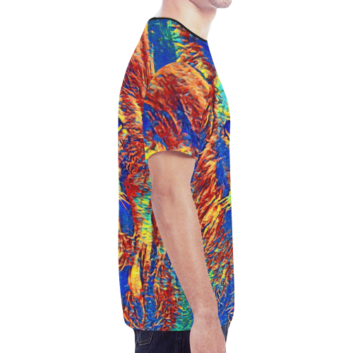 Woke Lion 12 New All Over Print T-shirt for Men (Model T45)