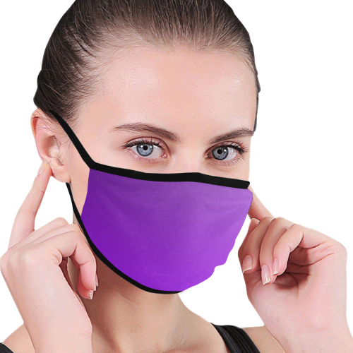 Violet and Purple Ombre Mouth Mask