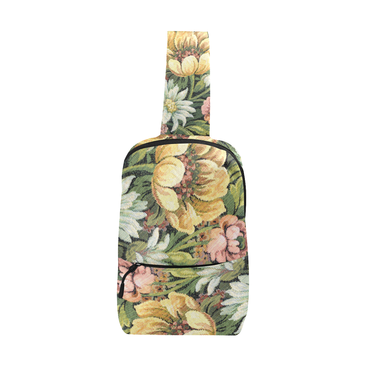 grandma's comfy floral couch Chest Bag (Model 1678)