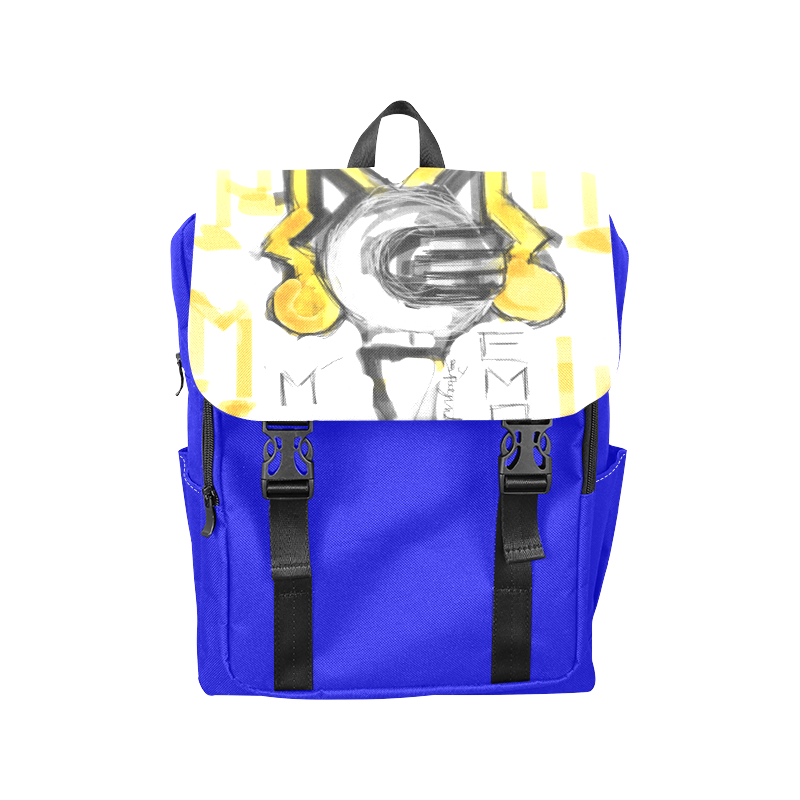 mce logo back pack 2 Casual Shoulders Backpack (Model 1623)