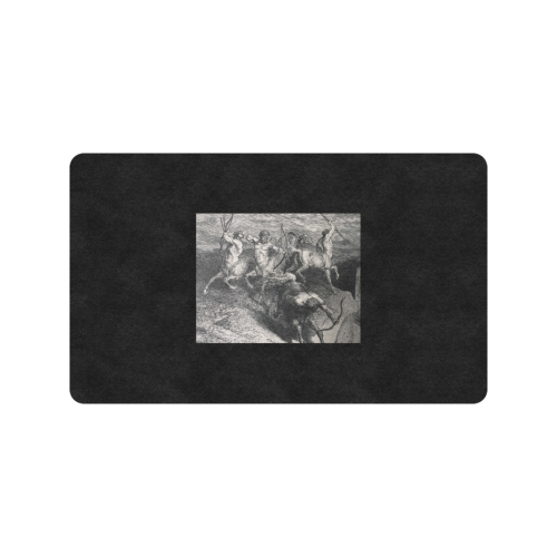 war Doormat 30"x18" (Black Base)