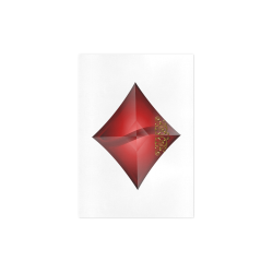 Diamond  Symbol Las Vegas Playing Card Shape Art Print 7‘’x10‘’
