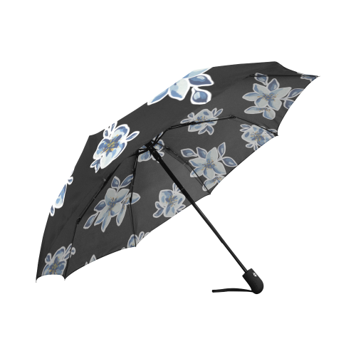Blue Blossoms Umbrella Auto-Foldable Umbrella (Model U04)