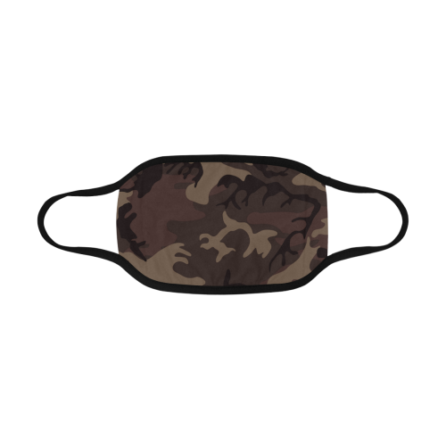 Camo Red Brown Mouth Mask