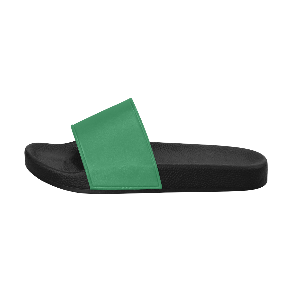 color sea green Men's Slide Sandals/Large Size (Model 057)