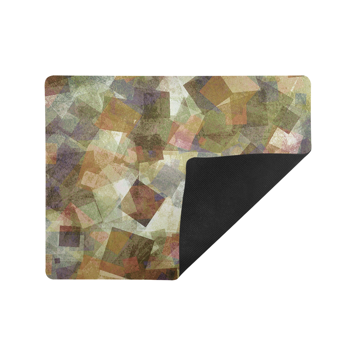 abstract squares Mousepad 18"x14"