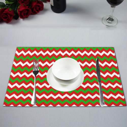 Christmas Zigzag Placemat 12’’ x 18’’ (Set of 2)
