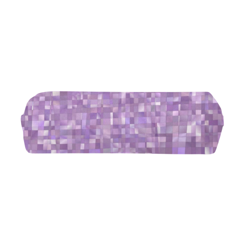Violet, Purple Pearl, Mosaic Glitch Pencil Pouch/Small (Model 1681)