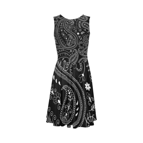 PAISLEY 7 Sleeveless Ice Skater Dress (D19)