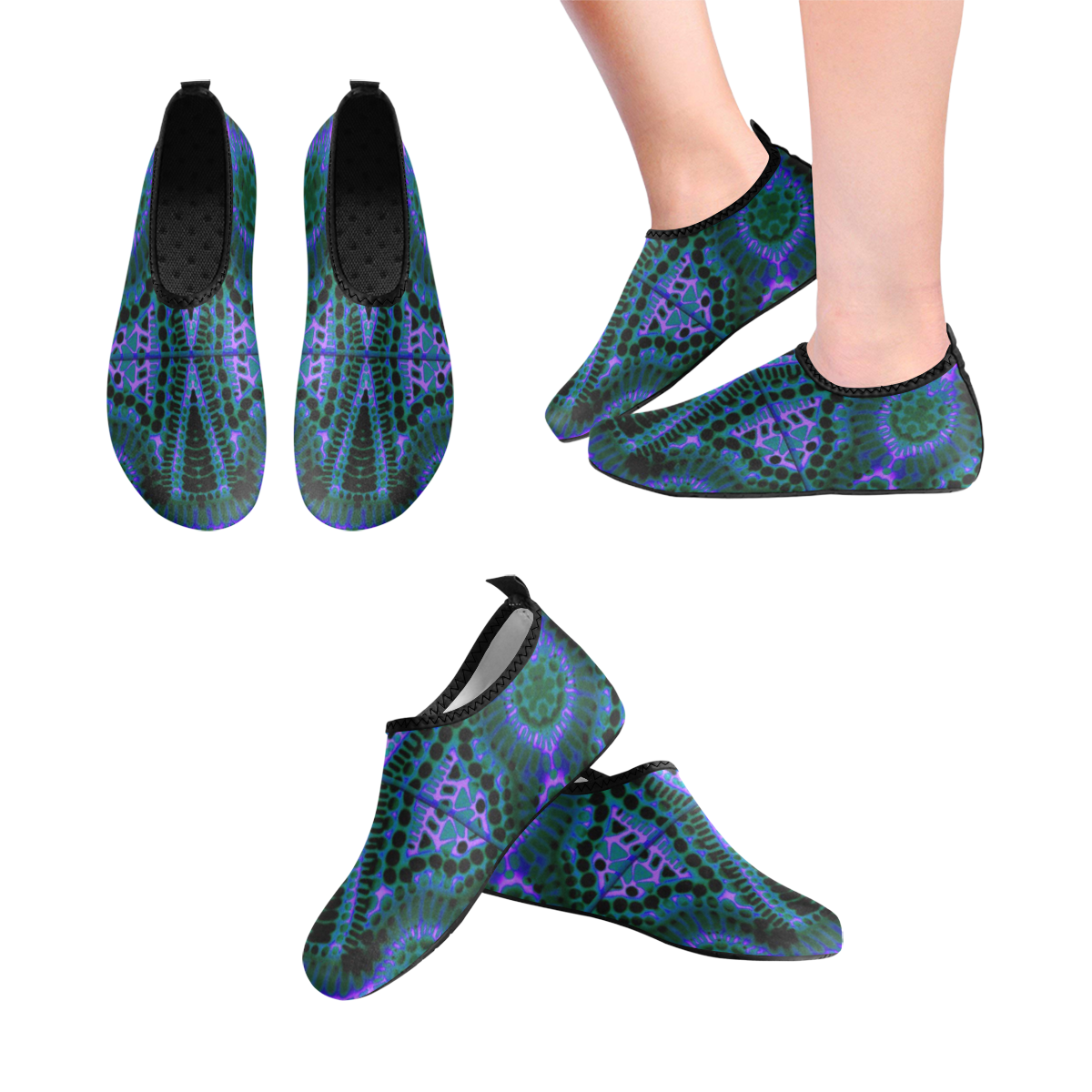 geometry 5 Kids' Slip-On Water Shoes (Model 056)