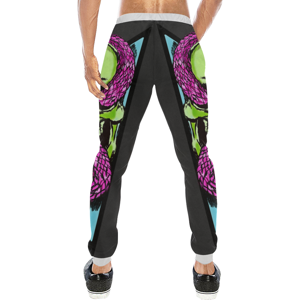 Viperwave pants Men's All Over Print Sweatpants (Model L11)
