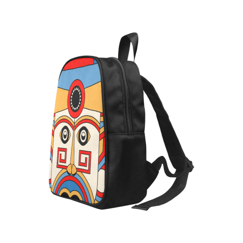 Aztec Religion Tribal Fabric School Backpack (Model 1682) (Small)