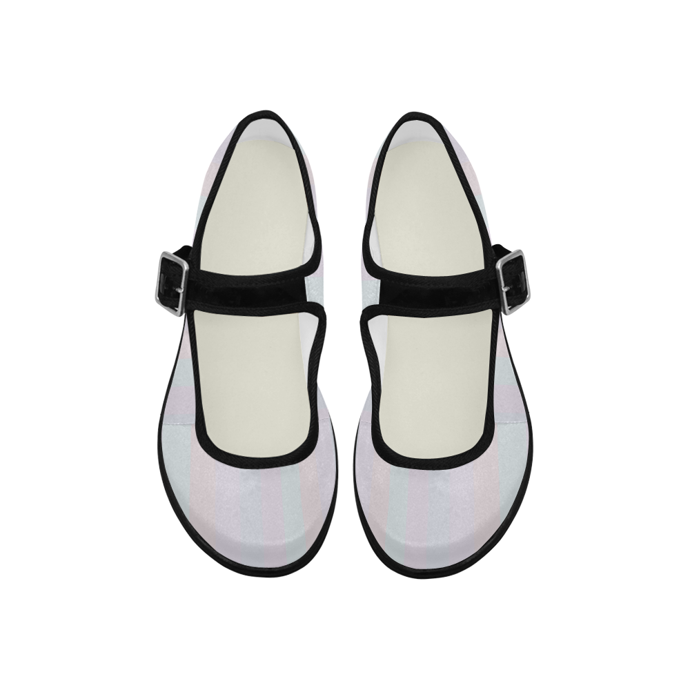 albino pinks Mila Satin Women's Mary Jane Shoes (Model 4808)