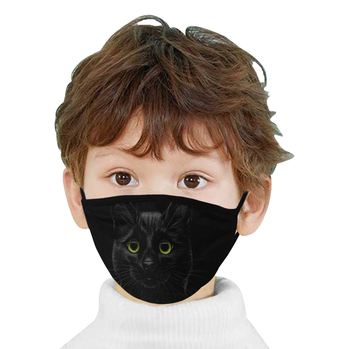 Black Cat Mouth Mask