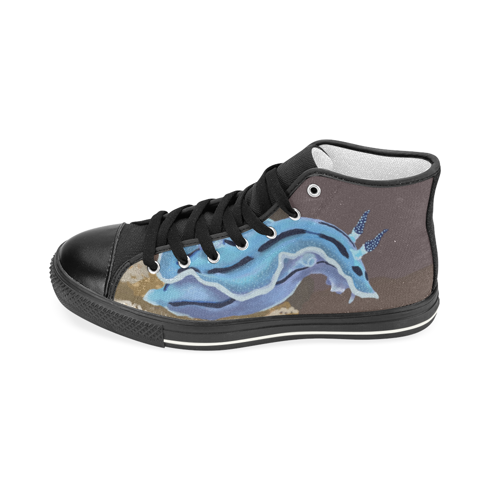 Sea Slug Men’s Classic High Top Canvas Shoes (Model 017)