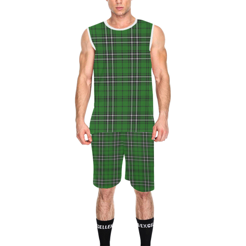 MacLean tartan All Over Print Basketball Uniform