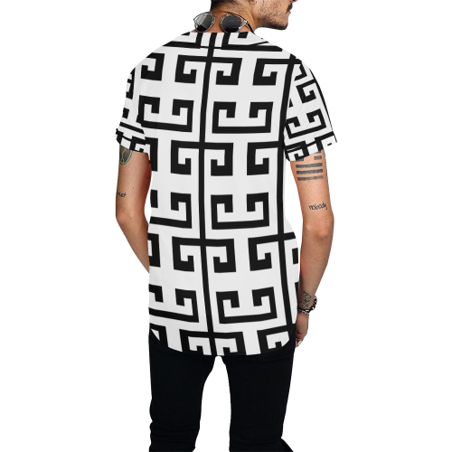 Classic All Over Print Baseball Jersey for Men (Model T50)