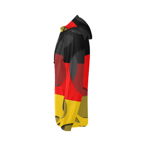 The Flag of Germany All Over Print Full Zip Hoodie for Women (Model H14)