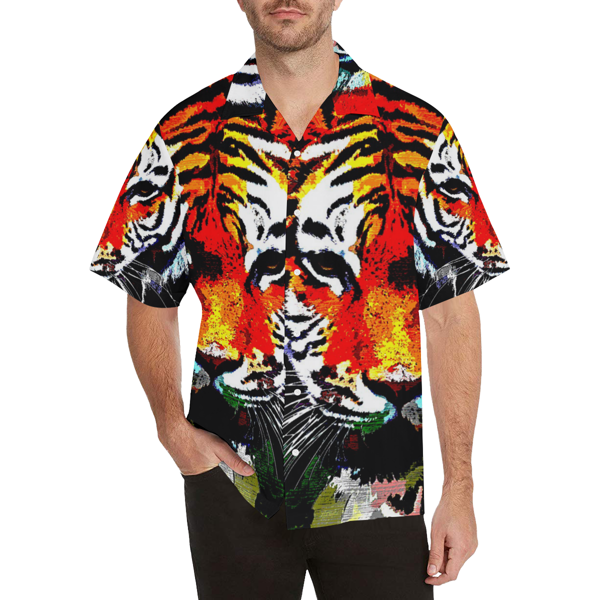 TIGER 12 Hawaiian Shirt (Model T58)