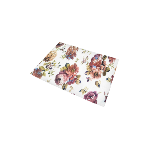 Textured Flowers Pink Area Rug 2'7"x 1'8‘’