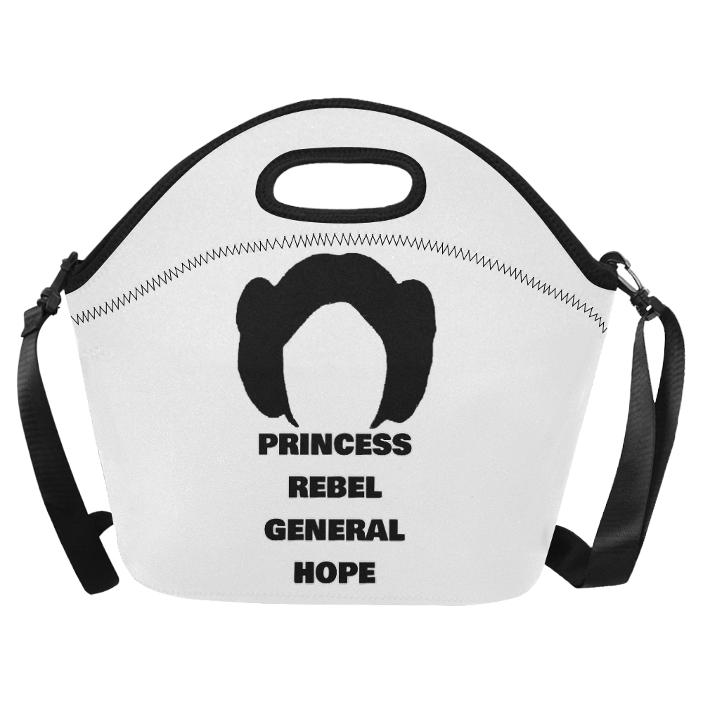Leia - Rebel, Princess, General & Hope Neoprene Lunch Bag/Large (Model 1669)