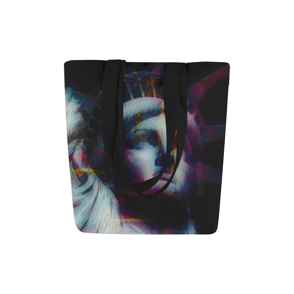 STATUE OF LIBERTY 5 LARGE Canvas Tote Bag (Model 1657)