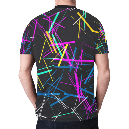 New Pattern factory 1A by JamColors New All Over Print T-shirt for Men (Model T45)
