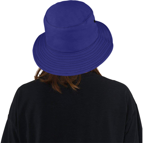 color midnight blue All Over Print Bucket Hat