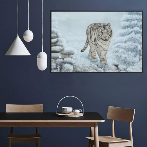 Wonderful siberian tiger 1000-Piece Wooden Photo Puzzles